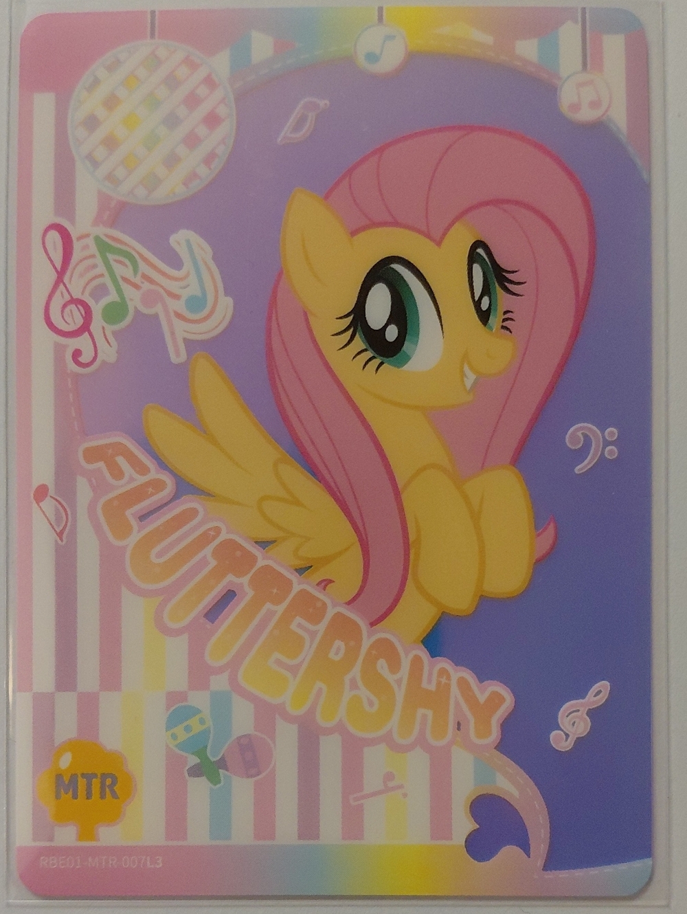 Fluttershy MTR Card - Kayou My Little Pony Rainbow CCG